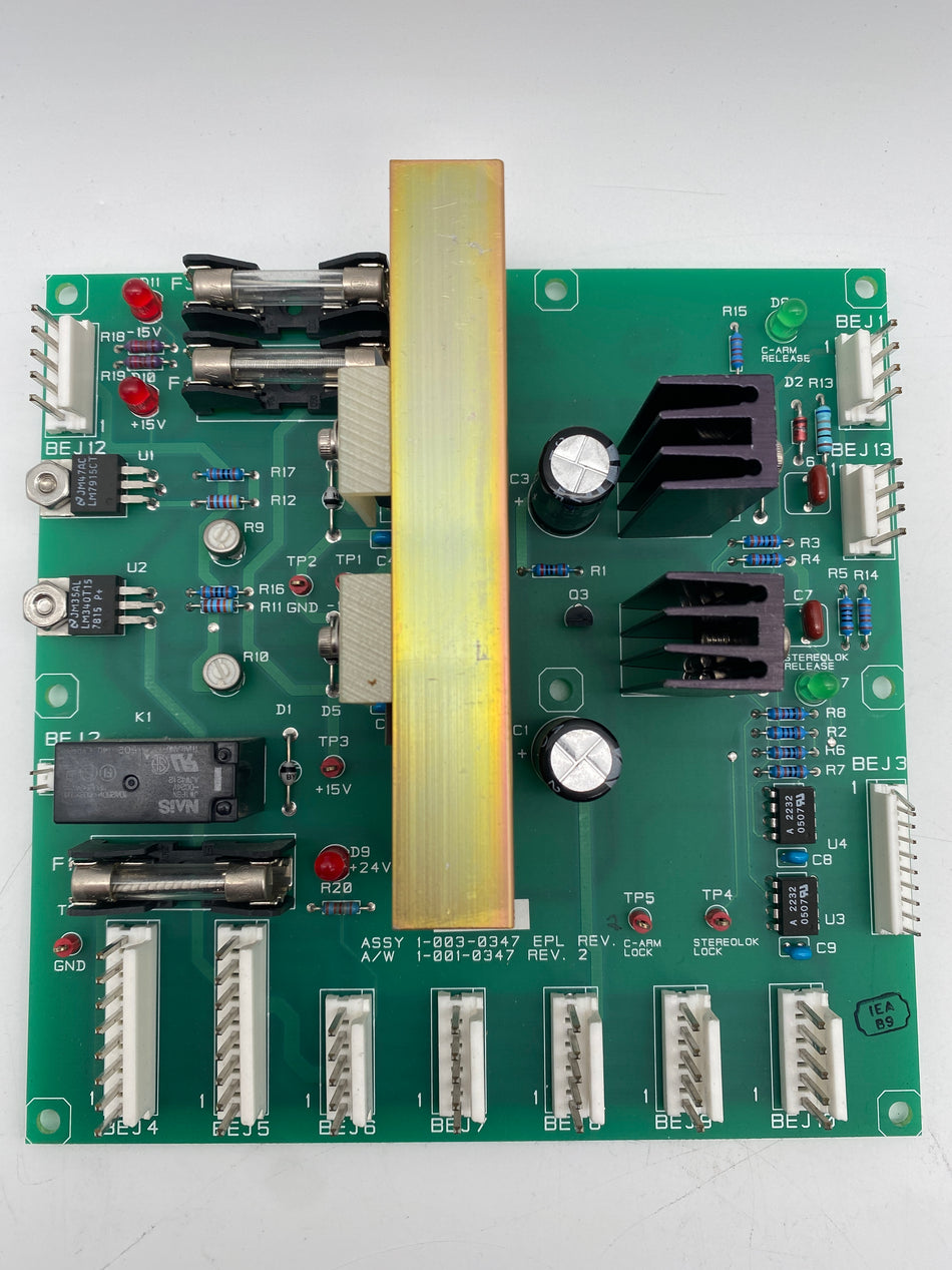 1-003-0347 Assy, ±15V Power Supply (StereoLoc II ready units only)